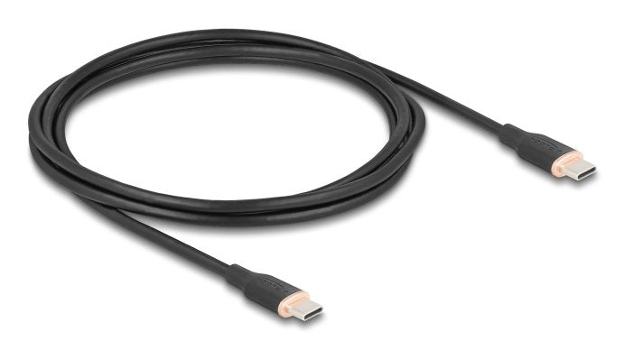 Delock USB 2.0 USB Cable Typ-c St PD 3.0 60W 2.5M Schw.
