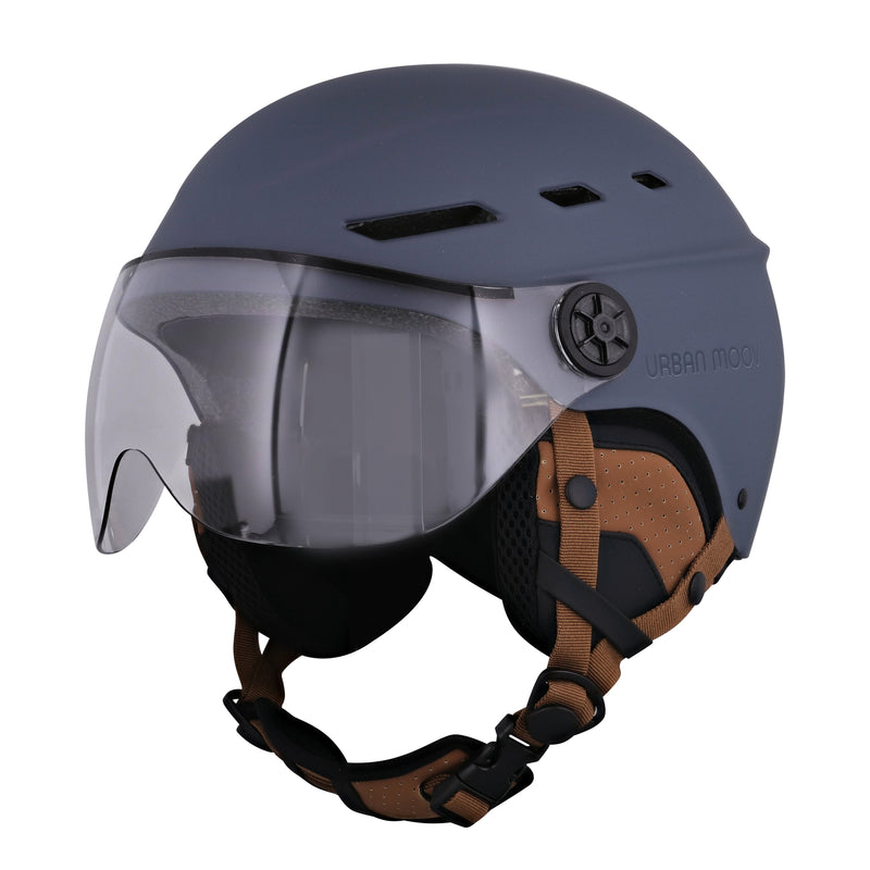 Tnb Urban Moov - Helmet Protector With Visera And Orejeras Desmontables - Size M - Colour Blue Marino