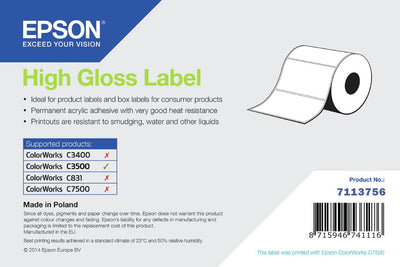 Epson High Gloss Label Printer Self-adhesive — image 1