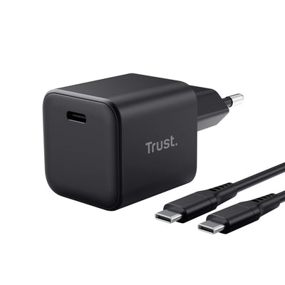 Trust Wall Charger GaN Maxo 65W Ultrareducido 1x USB Type-c Includes USB Cable Type-c 65W — image 1
