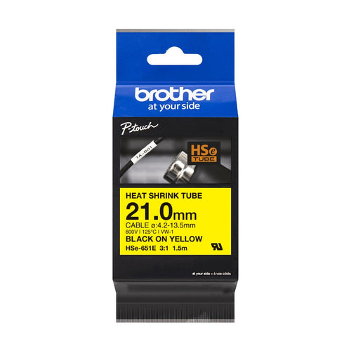 Brother HSE651E Tape Printer Black — image 1