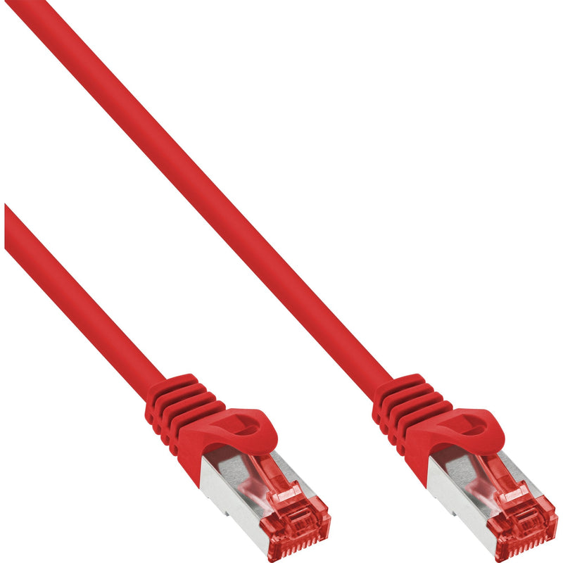 Inline Network Cable S/FTP Pimf CAT.6 250MHZ Pvc Cobre Red 0.5M