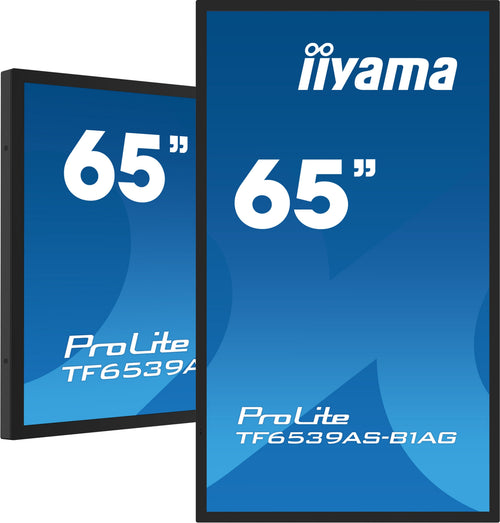 Iiyama TF6539AS-B1AG Screen Señalización Screen Plana Señalización Digital 163,8CM (64.5) LED 500 Cd M² 4K Ult — image 1