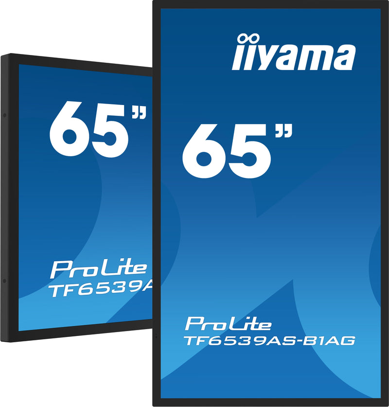 Iiyama TF6539AS-B1AG Screen Señalización Screen Plana Señalización Digital 163,8CM (64.5) LED 500 Cd M² 4K Ult