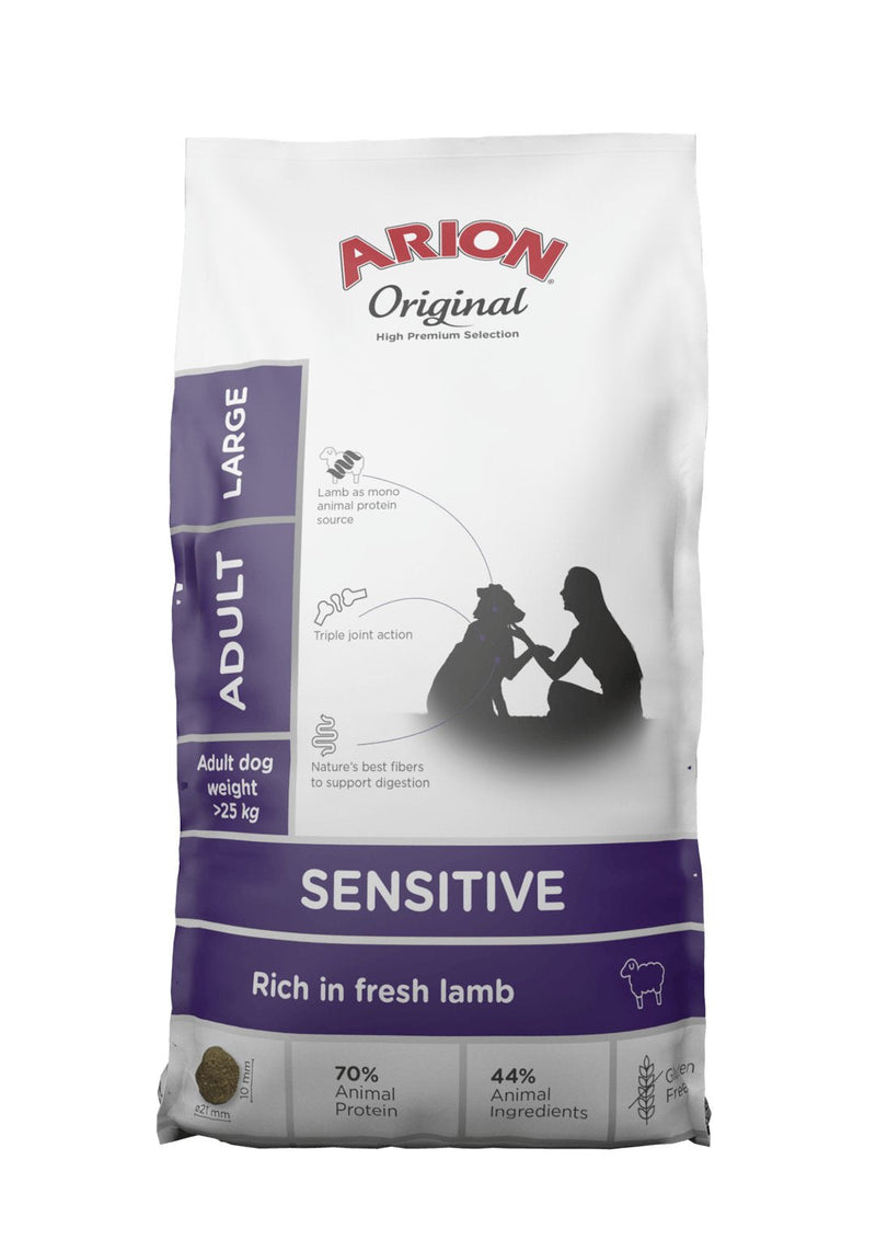 Arion Genuine Sensitive Large Sucha Karma Perro 12KG