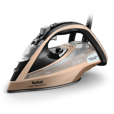 Tefal Straightener Ultimate Pure FV9852E0 Vapor-seco Durilium Airglide Autoclean Soleplate 3200W Black Cobre — image 1