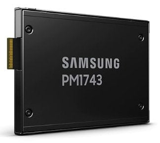 Samsung SSD PM1743 3.84TB U.3 NVMe PCIE 5.0 MZWLO3T8HCLS-00A07 (dpwd 1) — image 1