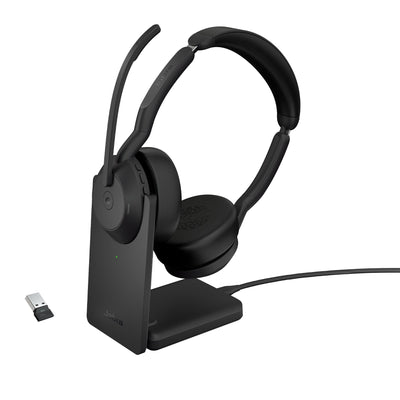 Jabra EVOLVE2 55 Headphones Wireless And Alámbrico Diadema Bluetooth Base Charging Black — image 1