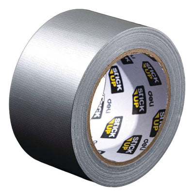 Deli Tape Adhesiva Fabric 48MM X 20M, Silver — image 1