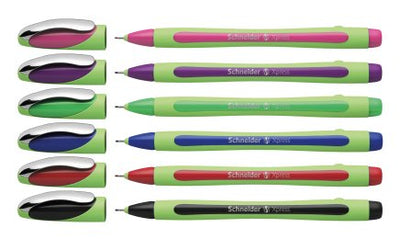 Schneider Xpress - Set Of 6 Markers Punta Fina Ink Indeleble, Thickness Trazo 0,8MM, Fabricado Alemania), — image 1
