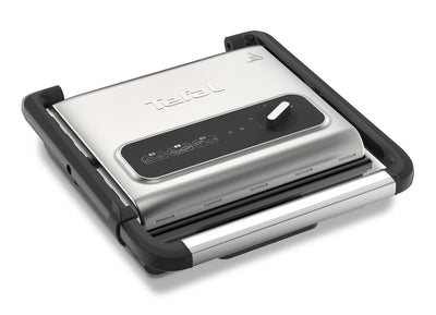 Tefal Inicio GC242D Parrilla Eléctrica Contact Barbecue Contact Steel Thin/Black Black Steel Inoxidable, Recta — image 1