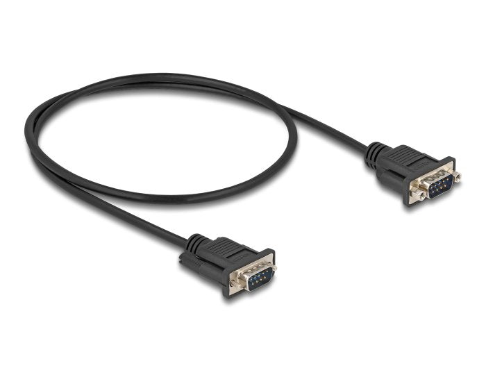 Delock 87839 Cable Serie RS-232 D-SUB9 Male a Male 0,5M