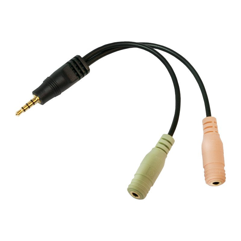 Logilink Audio Adapter 3,5MM Male 4P.- 3,5MM Female