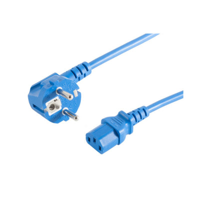 S-conn 09-05181 Cable Transmisión Blue 1,8M CEE7/7 C13 Acoplador — image 1