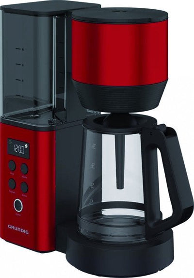 Grundig Coffee Machine Filter - Km 8440, 1150W, 1,25 L, 10 Cups Black Red — image 1