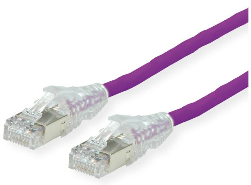 Dtwyler Network Cable CAT.6A (class Ea) S FTP, Cu 7702 Flex Lsoh, Amp V2, Violett, 15M