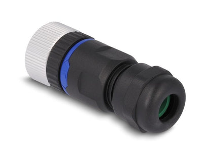 Delock 60537 M12 Connector Codificado a 5 Pines Female Assembly With Connection Screw — image 1