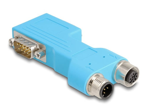 Delock D-sub 9 Connector Male And Connector Female a M12 Connector Male And Connector Female A-kodiert 5 Pin C — image 1