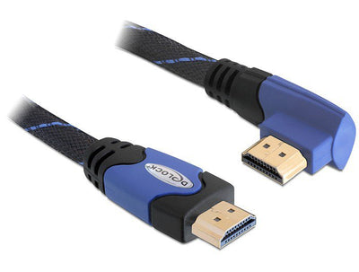 Delock HDMI Cable a Male HDMI a Male Angular 4K 5M — image 1