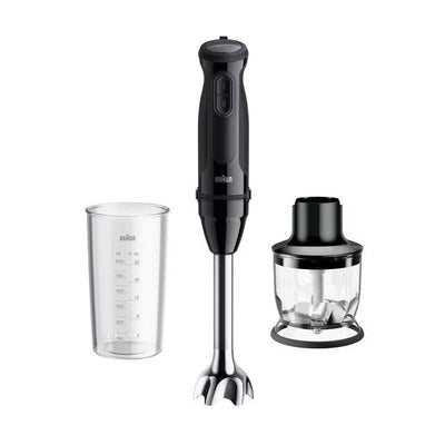 Braun Blender Inmersión Multiquick 3 MQ30201M 0,6 L 900W Black Steel Satinado — image 1