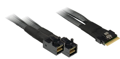 Cable Sas SFF-8654 8I a 2X SFF-8643. 75CM. — image 1