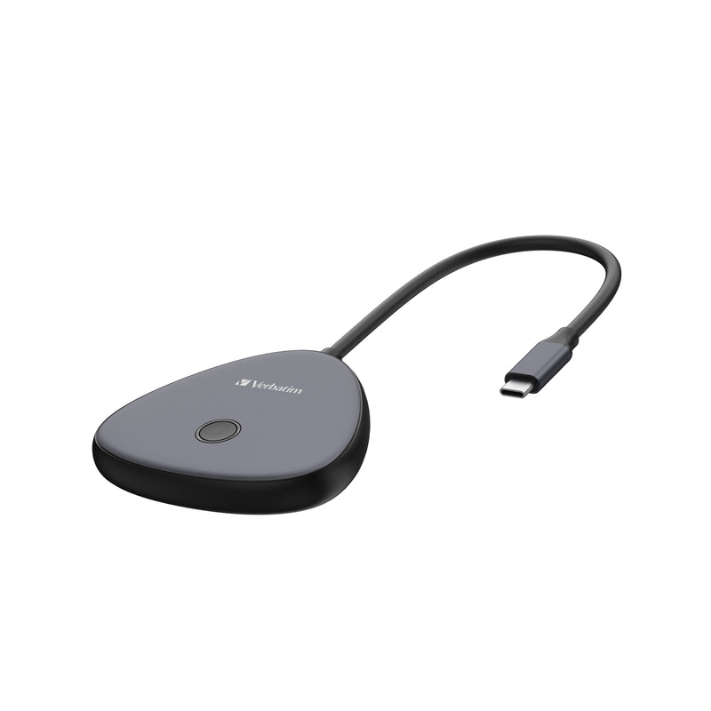 Verbatim Adapter Screen Wireless USB Type-c Share My Screen 4K WDA-02 1x HDMI 1x USB 1x USB Type-c Grey And Bl