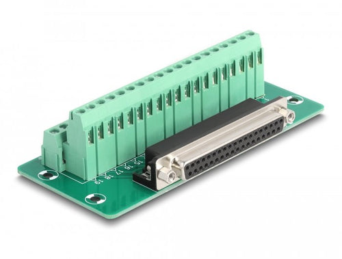 D-sub 37 Pin Connector Female a Terminalblock Carril Din — image 1