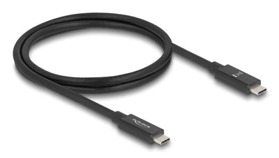 Delock Cable 81211 USB 80Gbps USB Type-c™ Male a Male 16K 60 HZ PD 3.1 240W E-marker Coaxial 1M Black — image 1