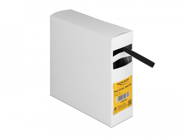 Tubo Termorretráctil Box, With Adhesive Indoor Schrumpfungsrate 3:1, 5M X 7,9MM Black
