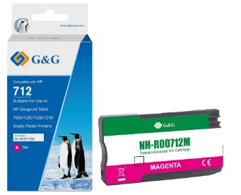 G&g Cartridge HP 712XL (3ED68A) Permanent & Wasserf. (29ML)