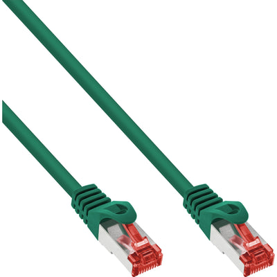 Inline 40 Pieces Bulk-pack Network Cable S/FTP Pimf CAT.6 250MHZ Pvc Cobre Green 2M — image 1