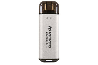 Transcend ESD300S 2TB External SSD USB 10Gbps Type-c Silver — image 1