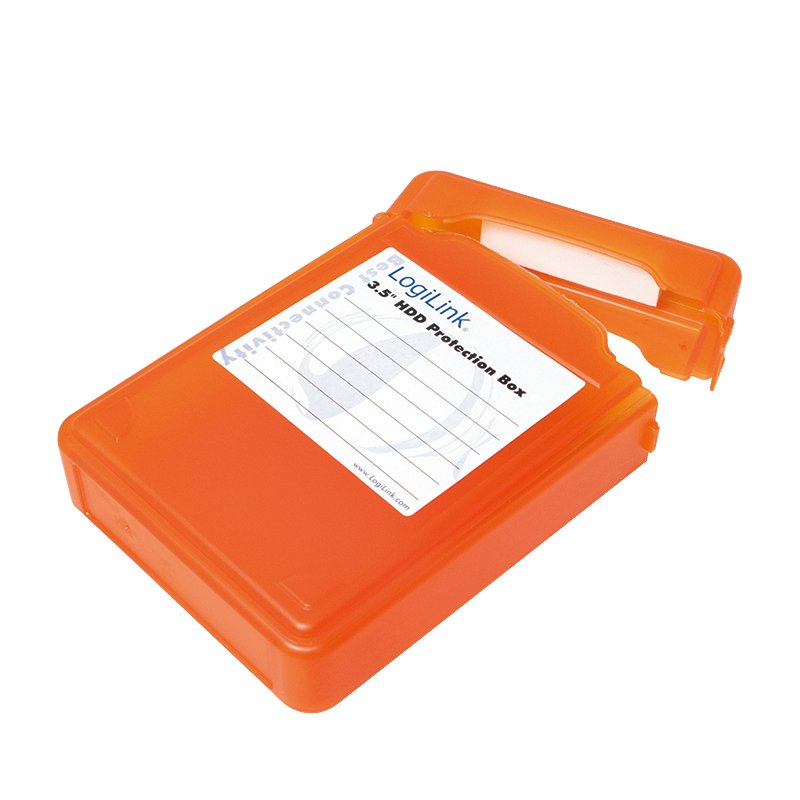 Logilink Case Protection Hard Drive Hard Drive 3,5, Orange