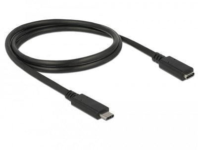 Delock 85532 USB Cable -c M/H 1M Black — image 1