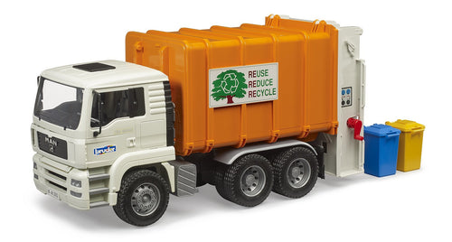 Bruder Man Tga Camión Basura With Charging Rear 2772 — image 1