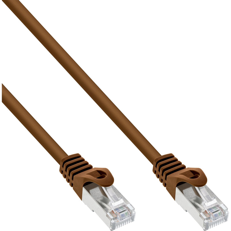 Inline Network Cable Sf/UTP CAT.5E Brown 1,5M