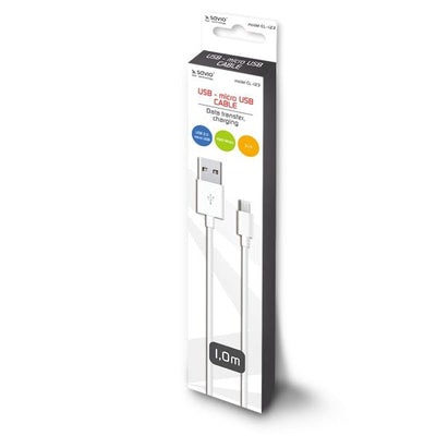 Savio Cable USB - Micro USB 1M CL-123 — image 1