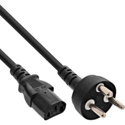 Inline Cable Power Dinamarca, Black H05VV-F, 3X1,00MM², 5M — image 1