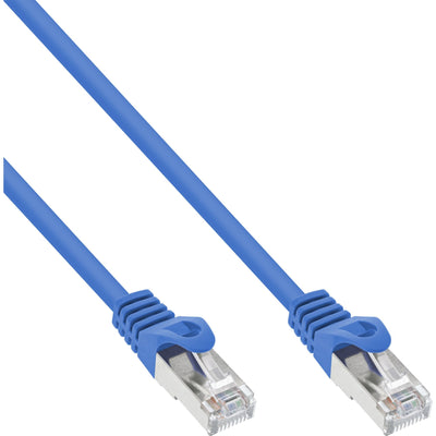 Inline Network Cable Sf/UTP CAT.5E Blue 0.5M — image 1