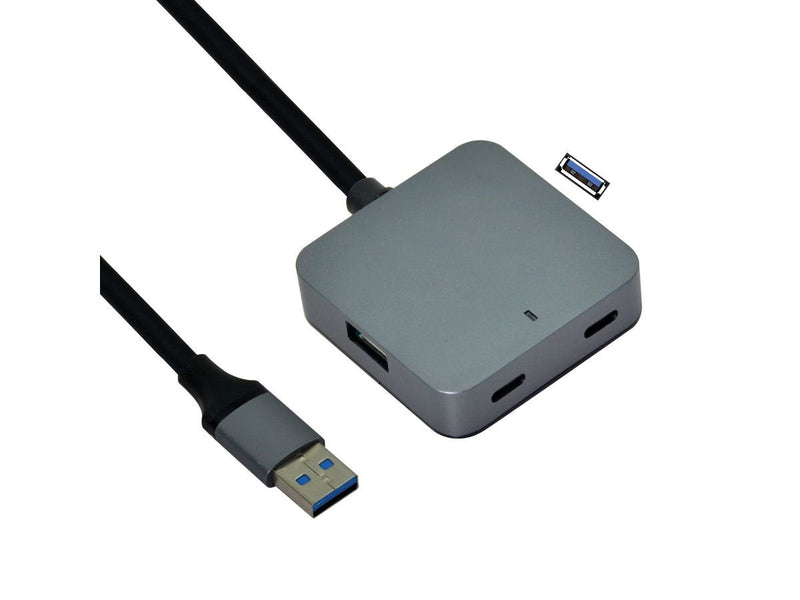 Value USB 3.2 Gen 1 Hub, 4 Ports (2x USB-A + 2x Usb-c), With Alargador Cable 5M