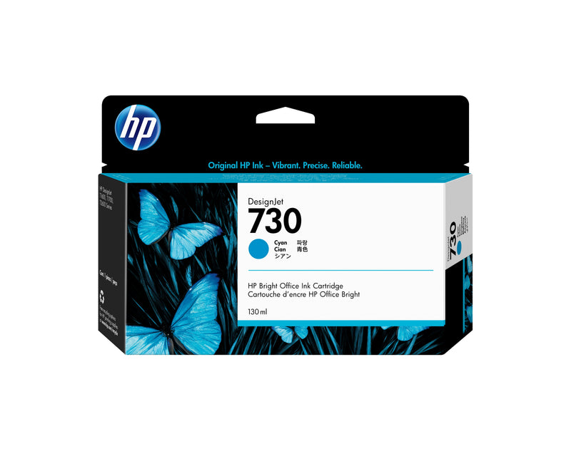 HP Ink Cyan P2V62A 730 130ML