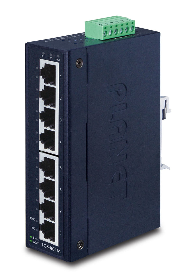 Planet IGS-801M Switch Gestionado L2/L4 Gigabit Ethernet [10/100/1000] 1U Blue