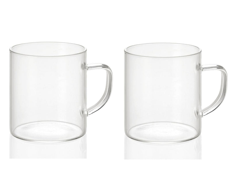 Cups Glass 300ML Ø7,5 X 8,5CM, 2 Units