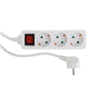 Rev Line Plug Triple 1,4M White W. Cambiar — image 1