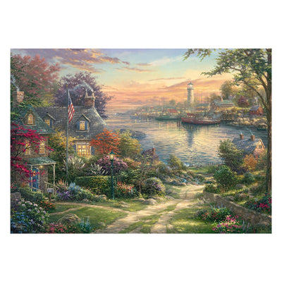 Schmidt Spiele Thomas Kinkade Studios: Port New Inglaterra, Rompecabezas 1000 Pieces 58785 — image 1