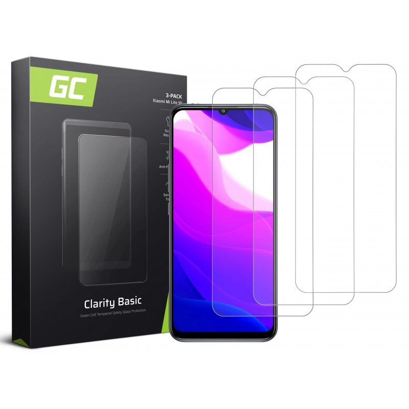 Green Cell Protector 3X Screen Gc Clarity For Xiaomi Mi Lite 10