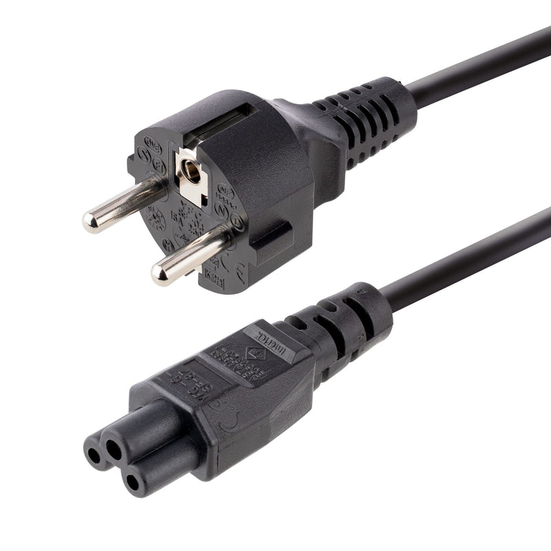 Cable 3M Alimentacin Cabl Laptop Ue Schuko C5 Trebol