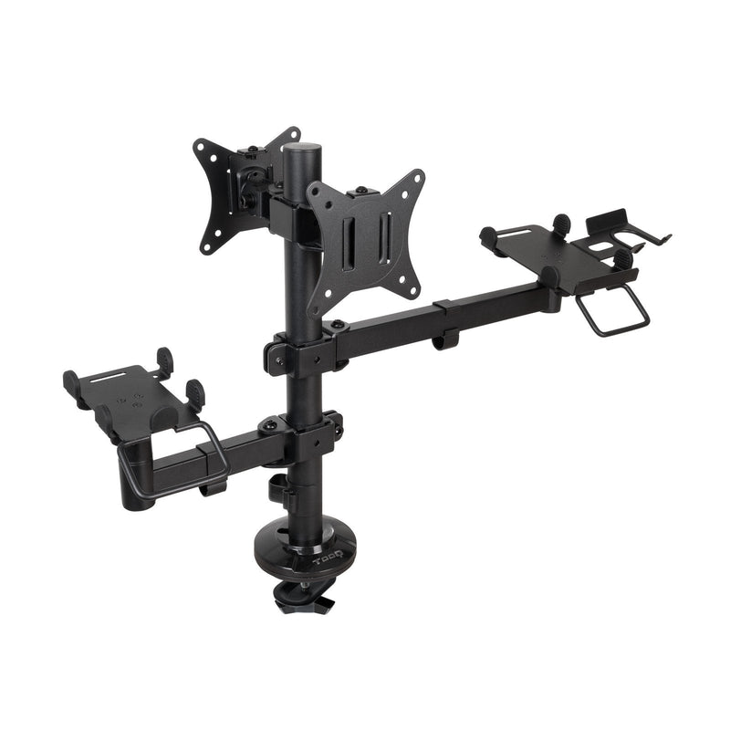 TooQ Desk Mount Tpv/Printer/Screens/Terminal/Reader - Black