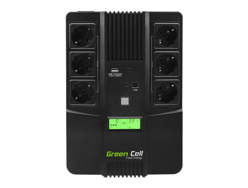 Green Cell UPS ® Aio 600VA With Screen LCD