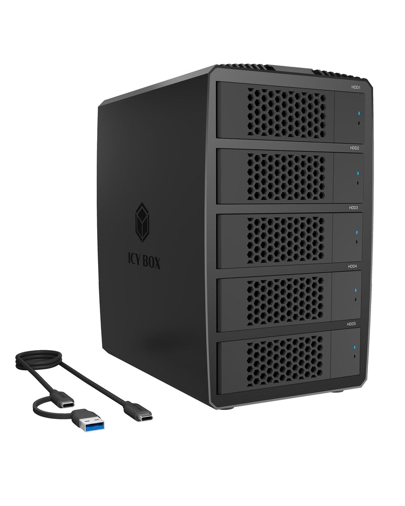 System-raid 5 HDD 2,5/3,5 Sata, IB-RD3705-CU3 RAID 0,1,10,3,5, Single, Large, Clone